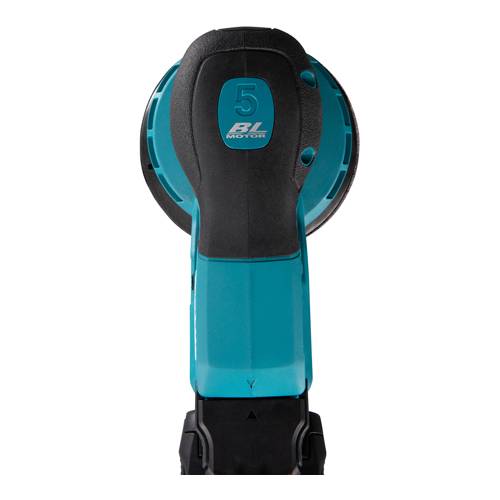 MAKITA BO001CGZ - Akku-Exzenterschleifer (40 V | XGT | Schalldruckpegel 78 dB A | inkl. Akku-Adapter 1,60m & Staubsack)