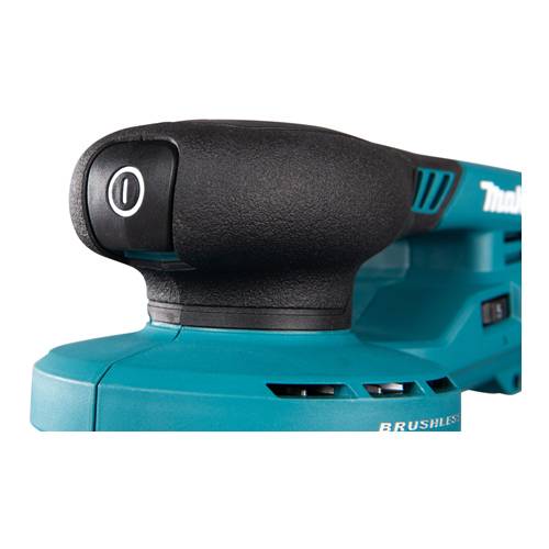 MAKITA BO001CGZ - Akku-Exzenterschleifer (40 V | XGT | Schalldruckpegel 78 dB A | inkl. Akku-Adapter 1,60m & Staubsack)