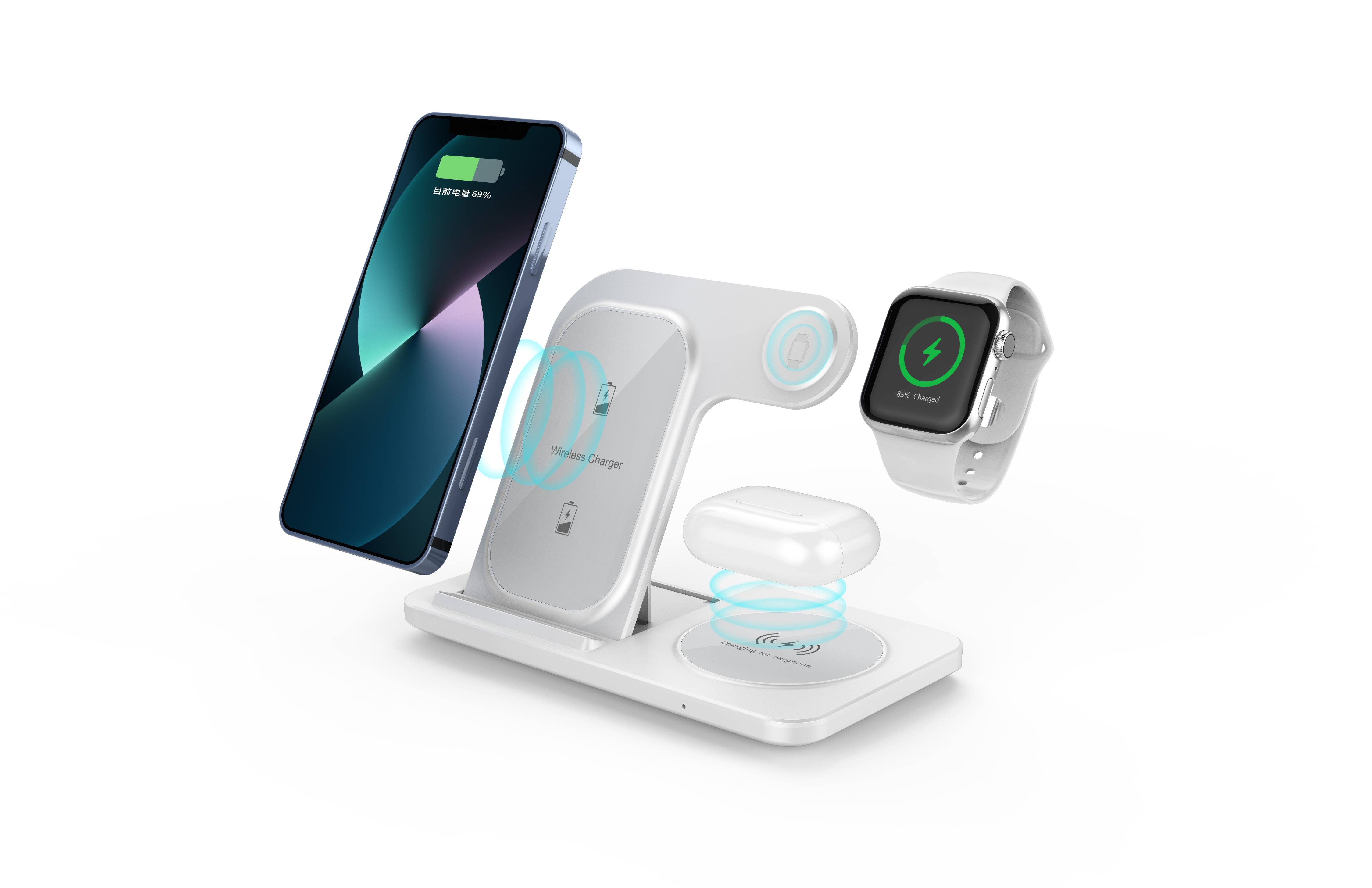 ENGELMANN 3-in-1 Induktive Ladestation