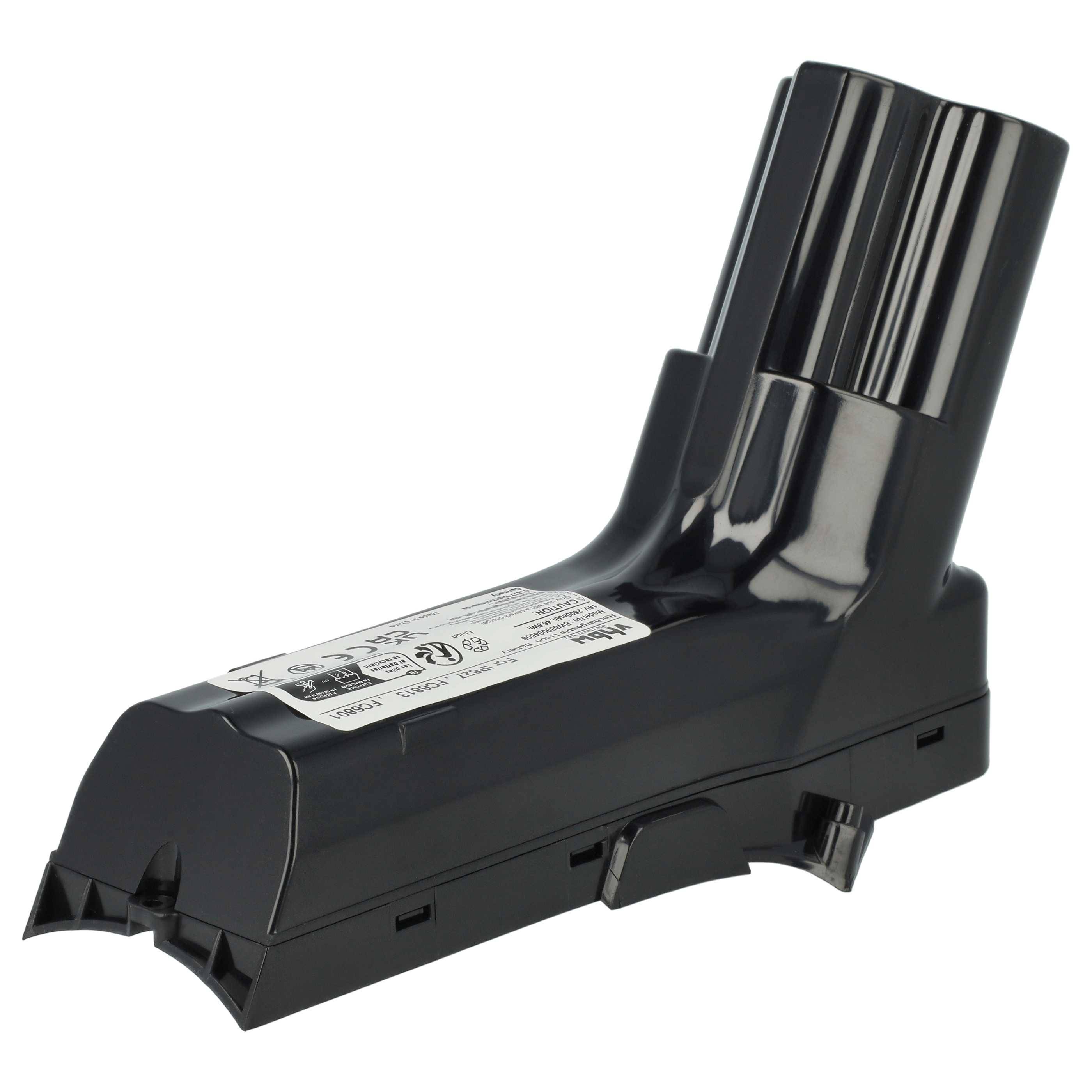 vhbw Akku Ersatz für Philips IP827, 300000517621 für Staubsauger Schwarz (2600 mAh, 18 V, Li-Ion)