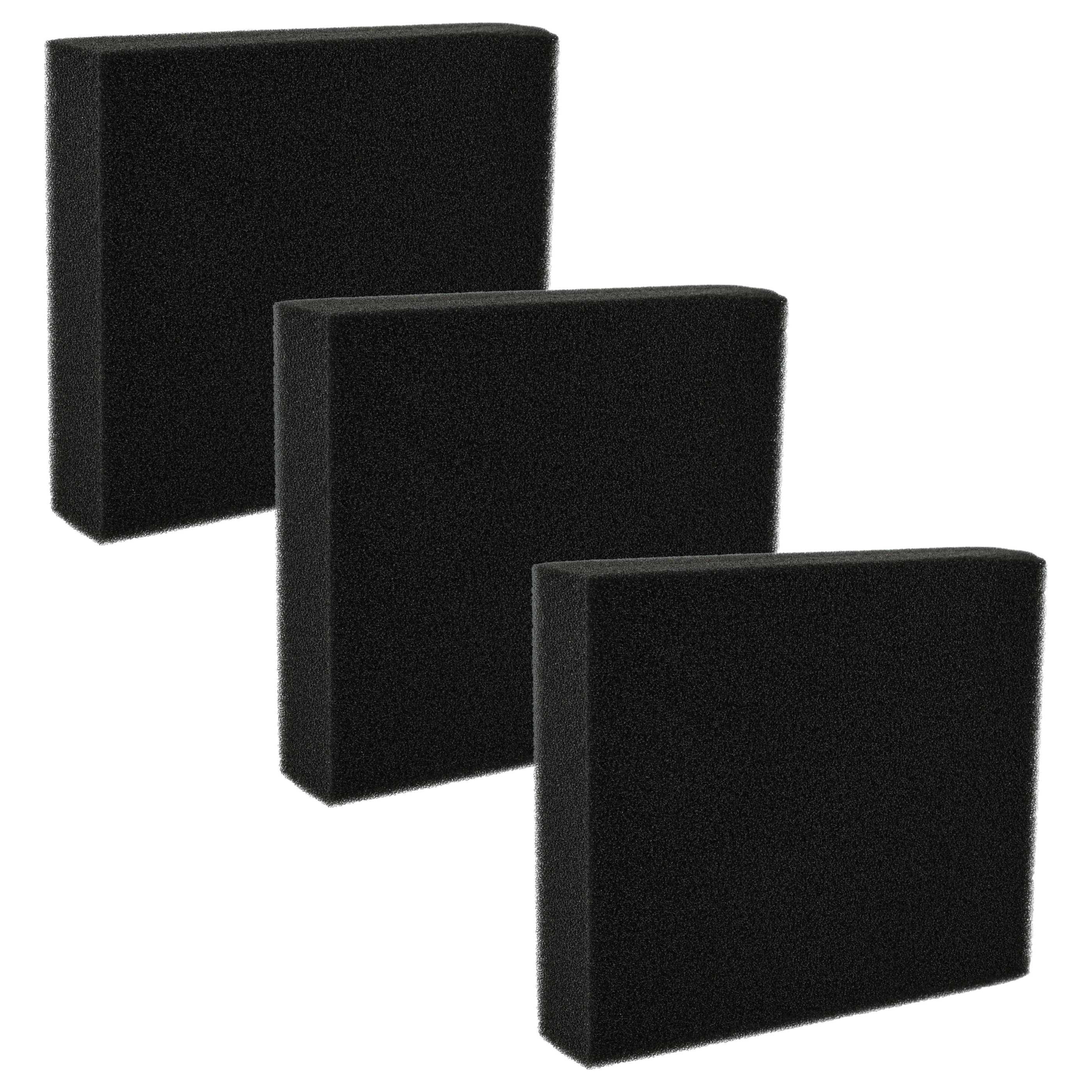 vhbw 3x Filter kompatibel mit GGP V35, SV40, SV150, RV40, RV150 Rasenmäher - 13 x 11 x 2,4 cm