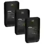 vhbw 3x Akku kompatibel mit Mitel 5614 schnurlos Festnetz Telefon (800 mAh, 3,7 V, Li-Ion) Schwarz vhbw 3x Akku kompatibel mit Mitel 5614 schnurlos Festnetz Telefon (800 mAh, 3,7 V, Li-Ion) Schwarz