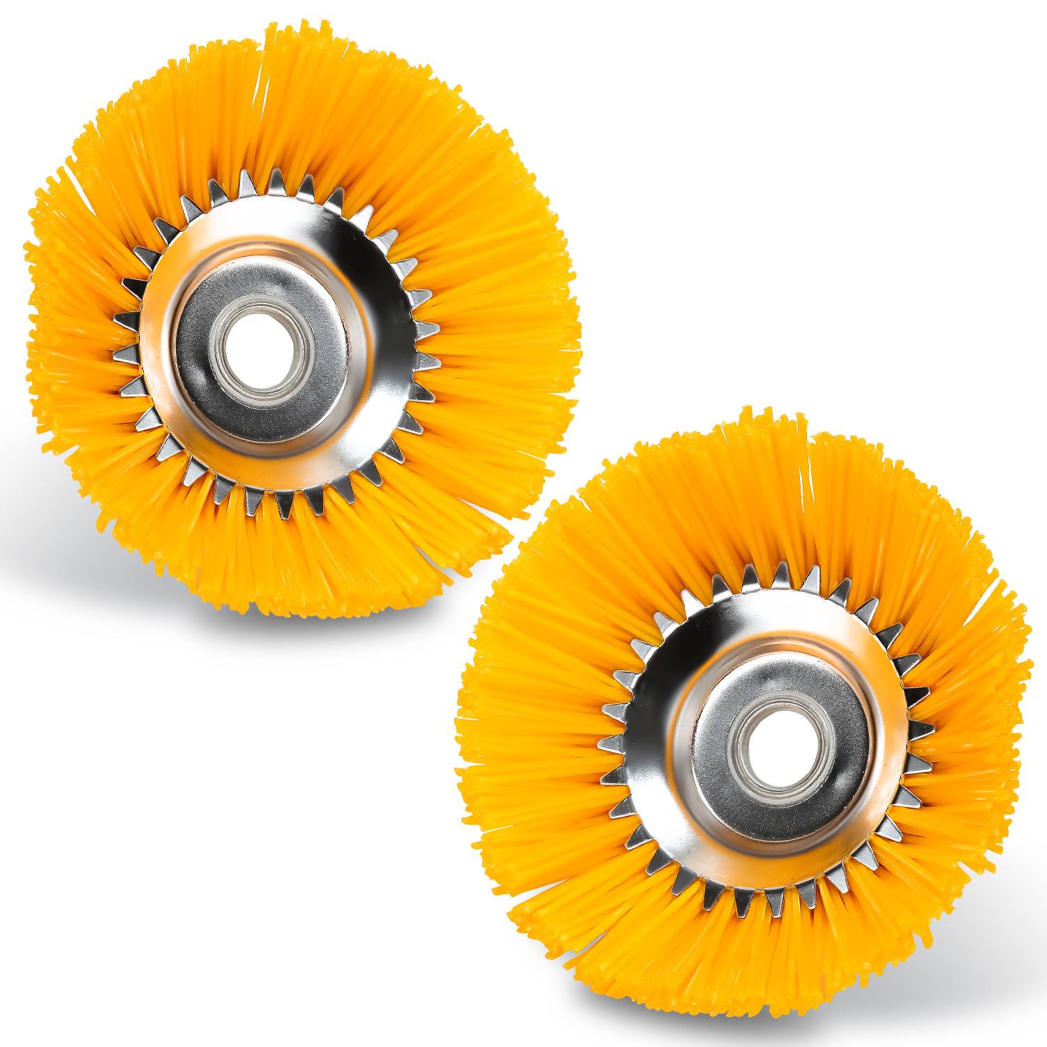 Unkrautbürste 2er Nylon 25,4x200mm 8 Zoll Freischneideraufsatz Für Stihl Motorsense Freischneider