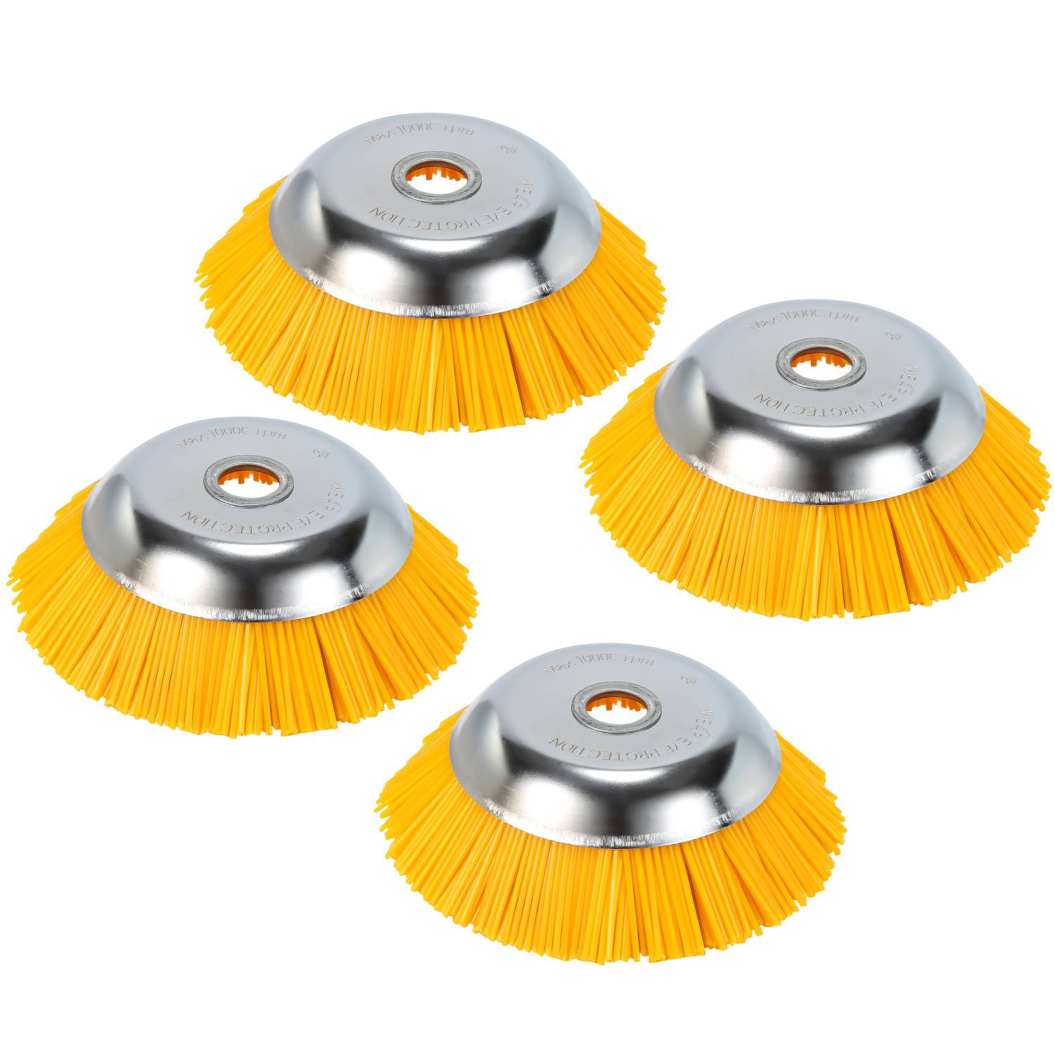 Unkrautbürste 4er Nylon 25,4x200mm Freischneideraufsatz Für Stihl Motorsense Freischneider 8 Zoll