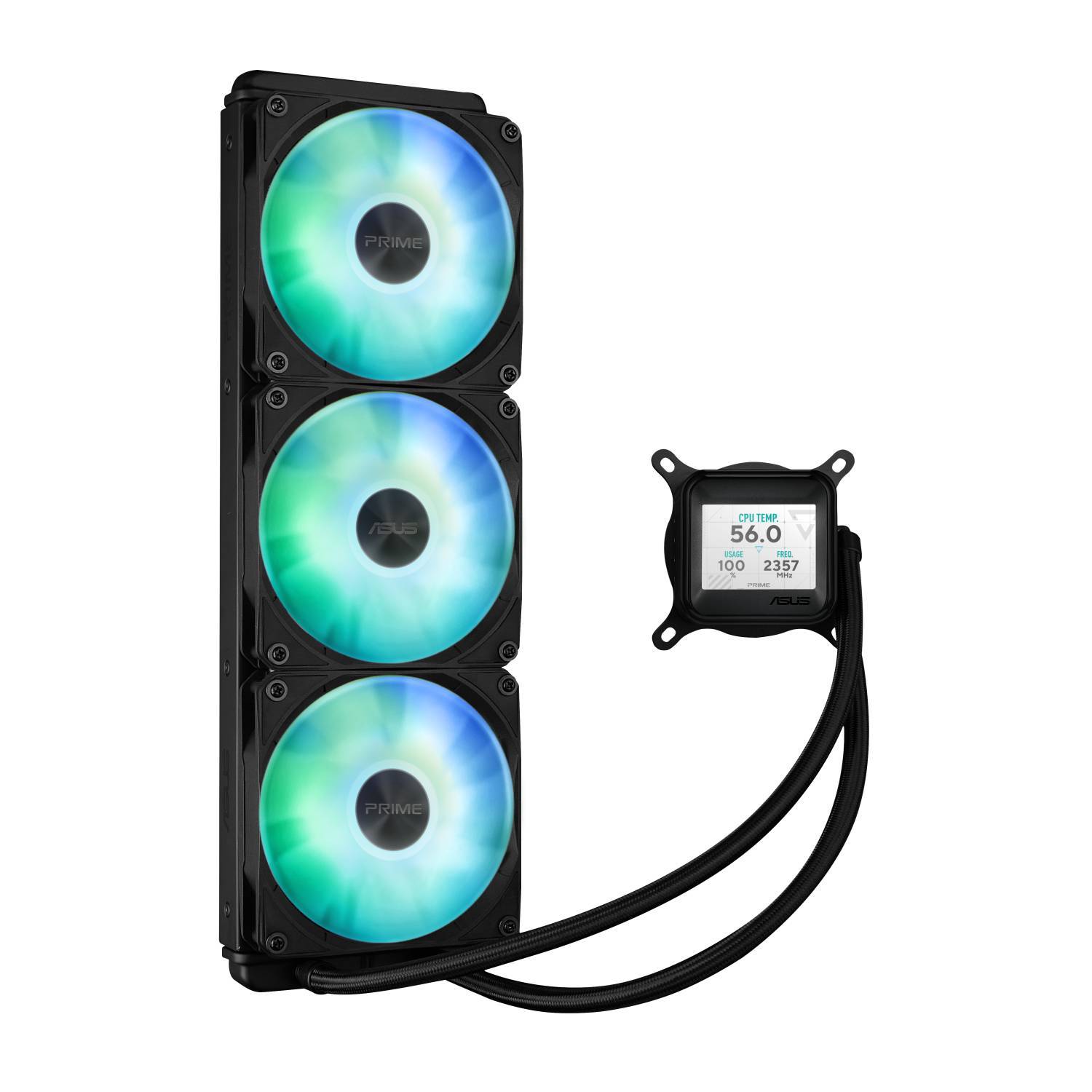 Asus PRIME LC 360 ARGB LCD Multimedia-Technik Wasserkühler