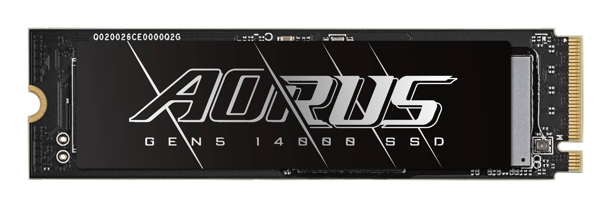 Gigabyte AORUS Gen5 14000 - SSD - 4 TB - intern - M.2 2280 - PCI Express 5.0 x4 (NVMe)
