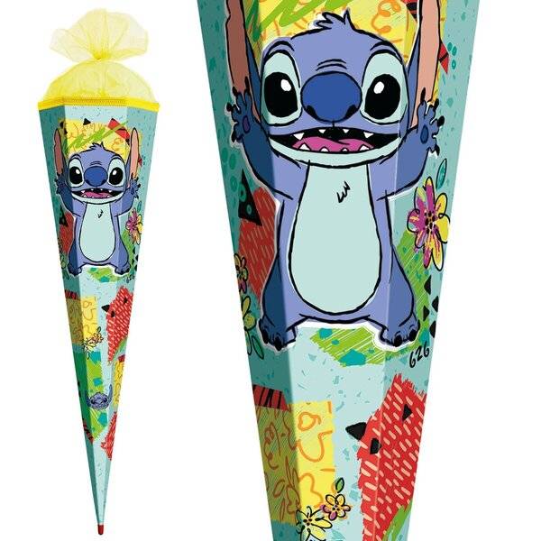 Schultüte Disney Stitch - eckig 85 cm
