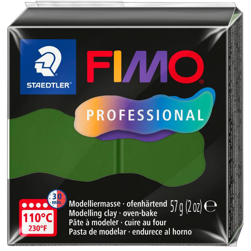FIMO PROFESSIONAL Modelliermasse, ofenhärtend, blattgrün