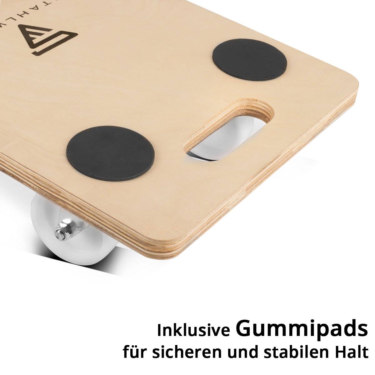 STAHLWERK Rollwagen bis 250 kg 58x29 cm Rollbrett Transportroller Transportwagen