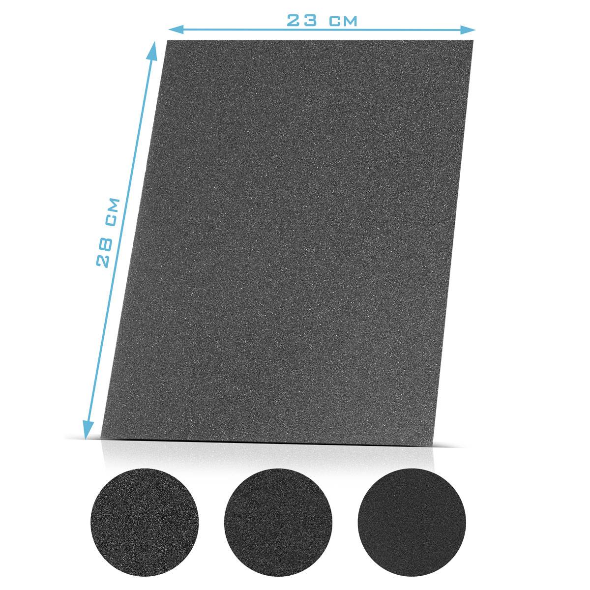 STAHLWERK 2 x Schleifpapier 12er Set Siliziumcarbid