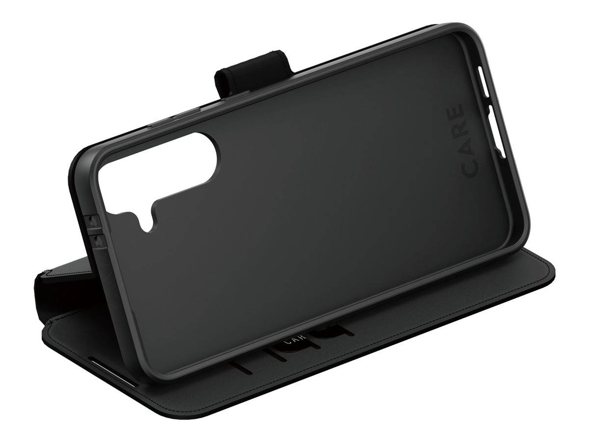 CARE by Schutzglass Feature Wallet Kickstand Case Samsung Galaxy S25+ - Schwarz