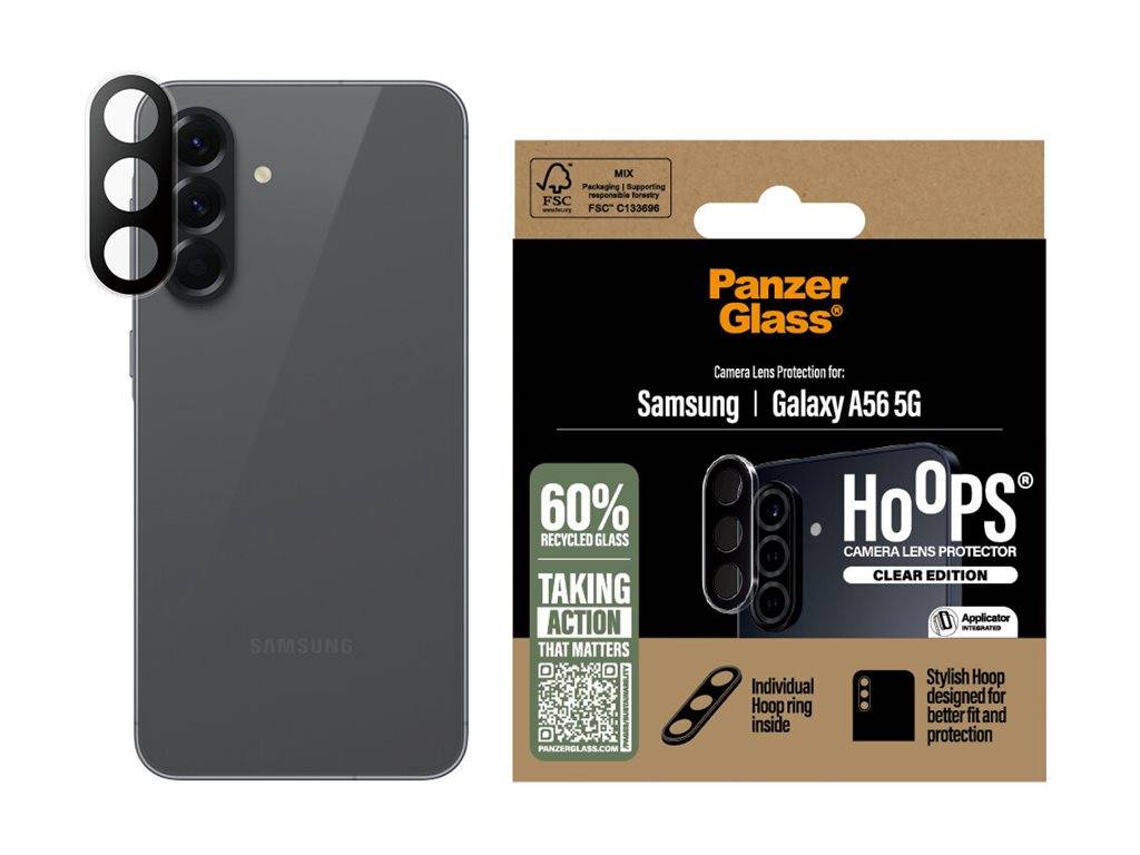 PanzerGlass Hoops - Clear Edition - Objektivschutz für Handydurchsichtig - für