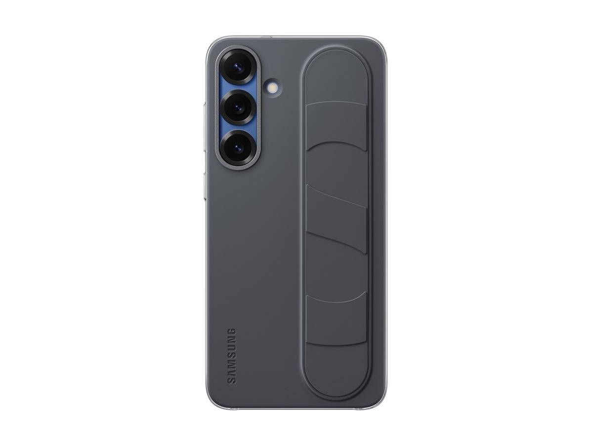 Samsung Standing Grip Case EF-GS936CBEGWW Silikonhülle Halterung/Ständer Galaxy S25+ - Schwarz
