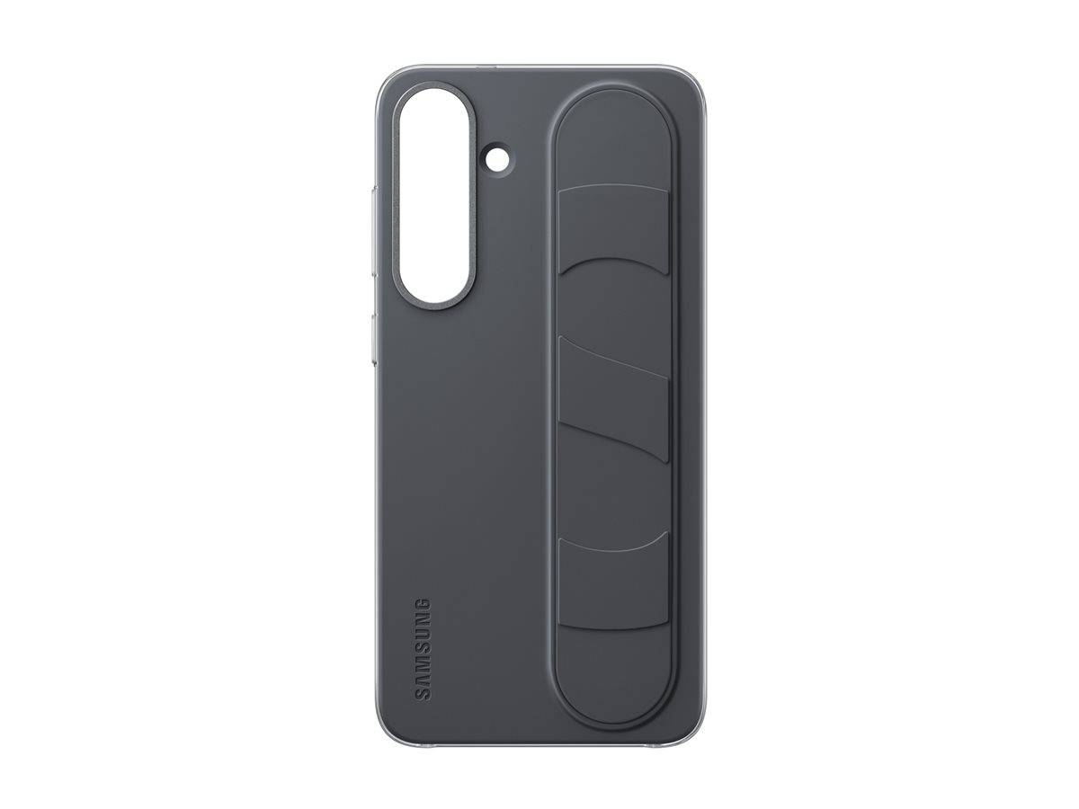 Samsung Standing Grip Case EF-GS936CBEGWW Silikonhülle Halterung/Ständer Galaxy S25+ - Schwarz