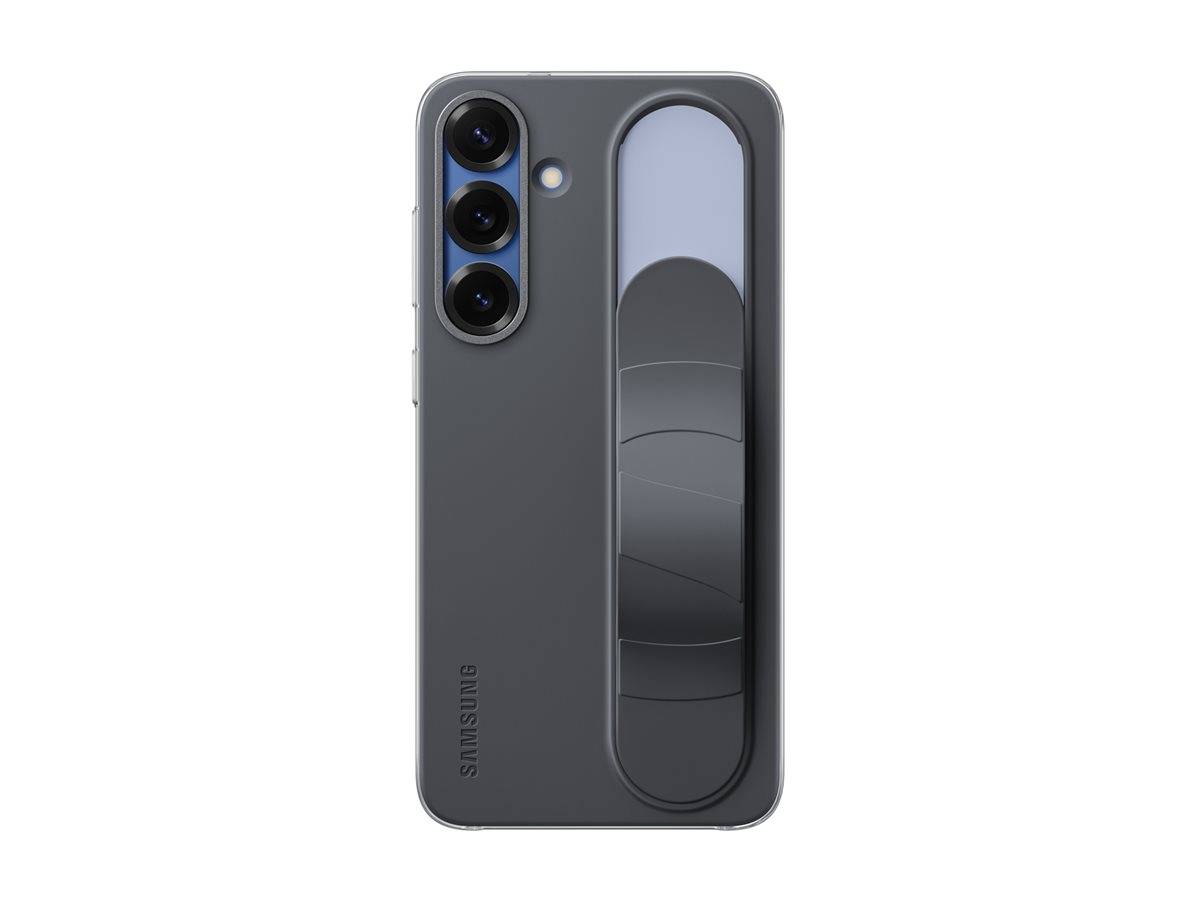 Samsung Standing Grip Case EF-GS936CBEGWW Silikonhülle Halterung/Ständer Galaxy S25+ - Schwarz