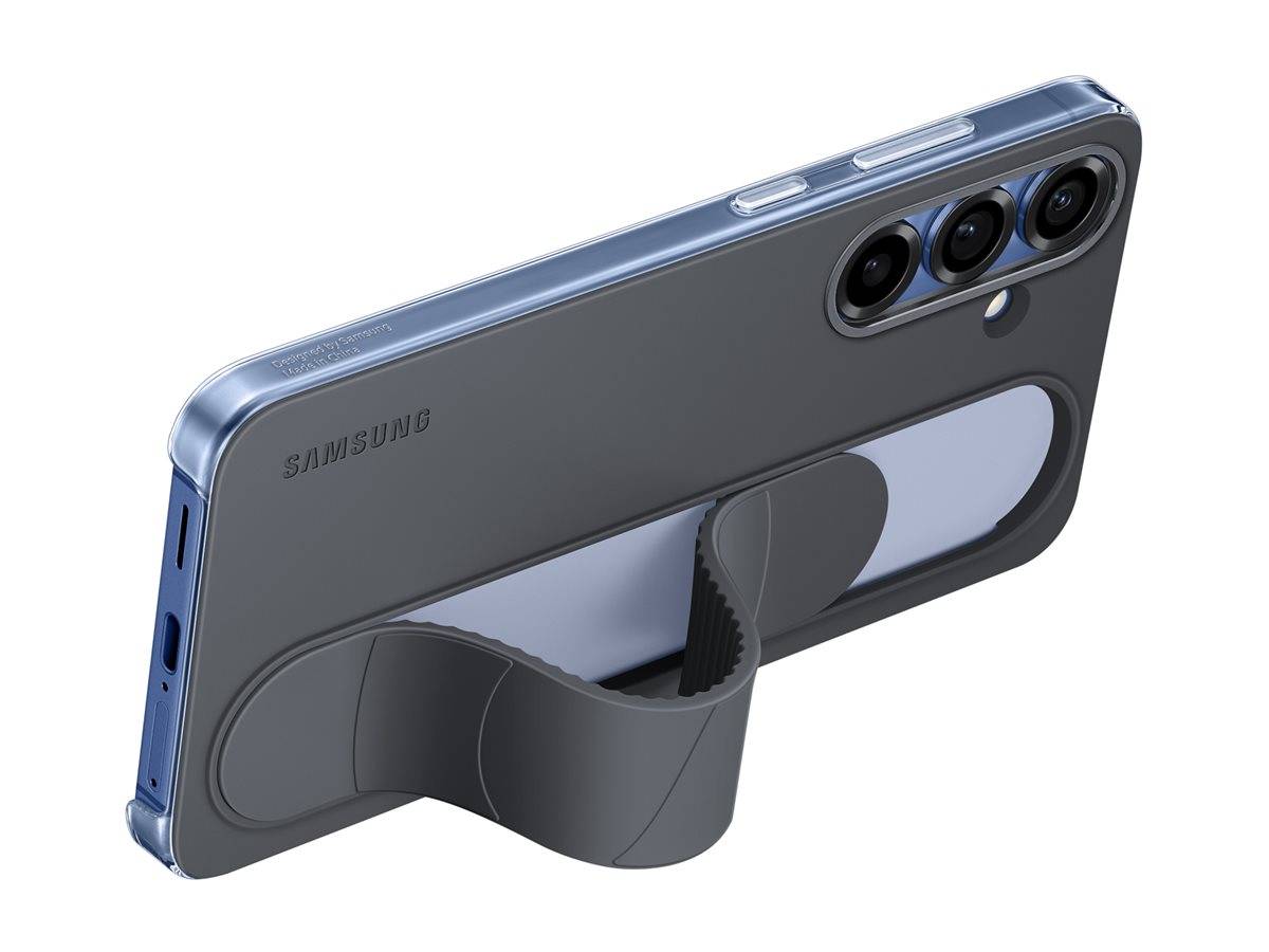 Samsung Standing Grip Case EF-GS936CBEGWW Silikonhülle Halterung/Ständer Galaxy S25+ - Schwarz
