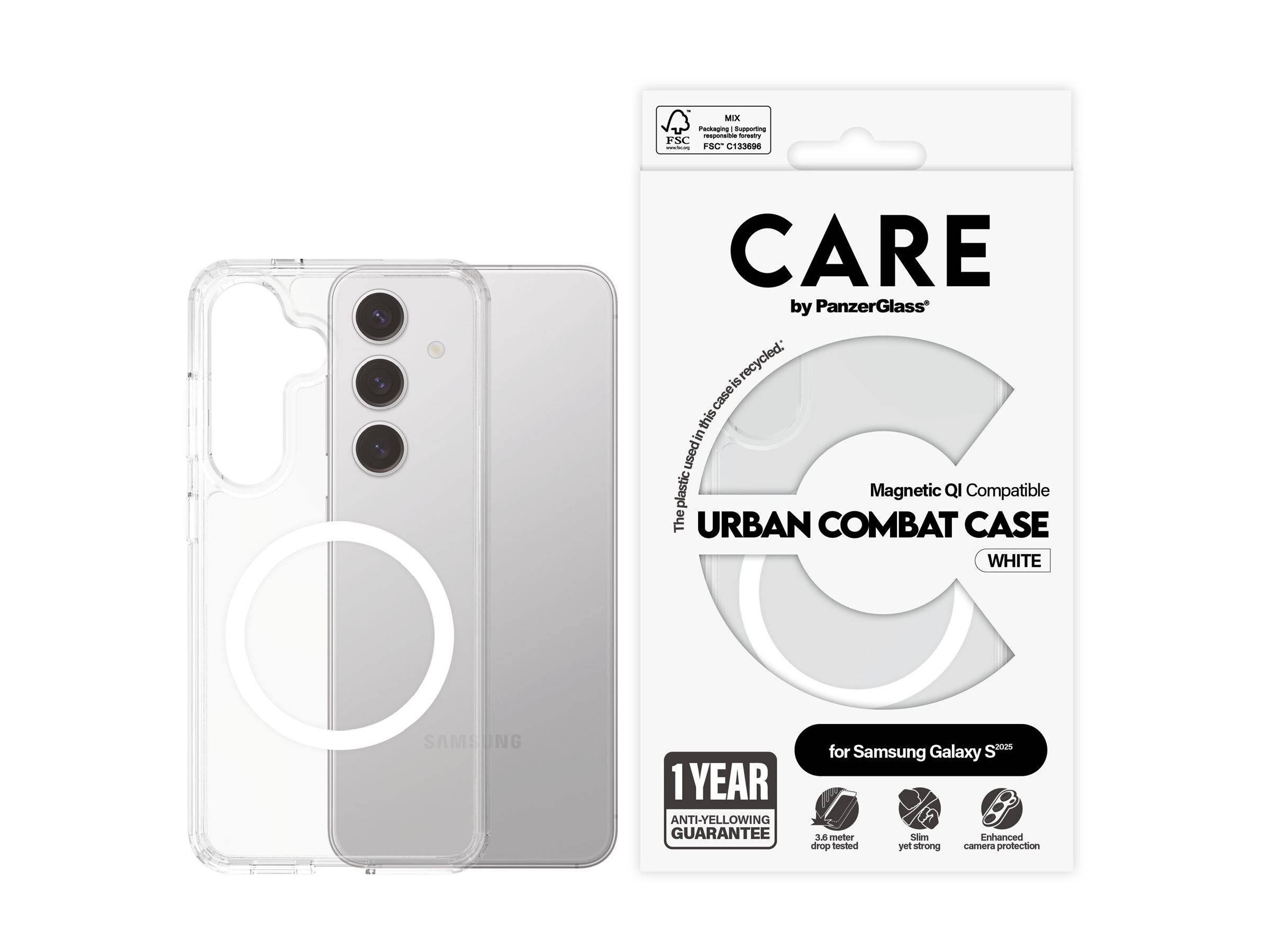 PANZERGLASS - CARE by PanzerGlass Urban Combat - Hintere Abdeckung für Mobiltelefon - Polycarbonat, Thermoplastisches Po