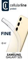 Cellularline Fine Case für Samsung S25 Clear