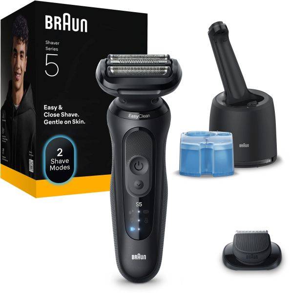 Braun Series 5 52-N7200cc, Folienschaber, Schwarz, Tasten, 1 Stück(e)