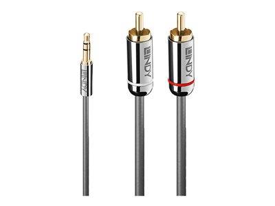 LINDY Audiokabel an Phono 3.5mm Cromo line 1m Multimedia-Technik