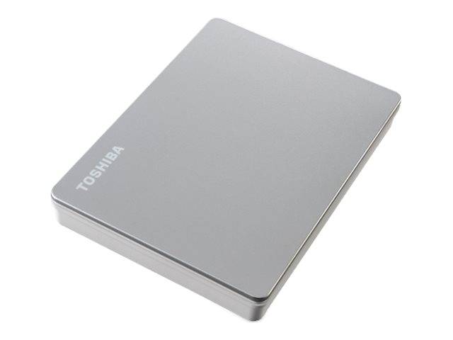 TOSHIBA Canvio Flex (für Windows und Mac) 2 TB externe HDD-Festplatte silber