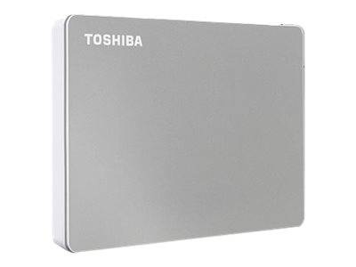 TOSHIBA Canvio Flex (für Windows und Mac) 2 TB externe HDD-Festplatte silber