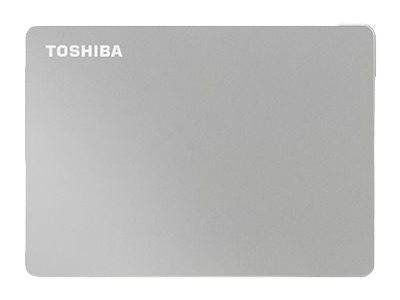 TOSHIBA Canvio Flex (für Windows und Mac) 2 TB externe HDD-Festplatte silber