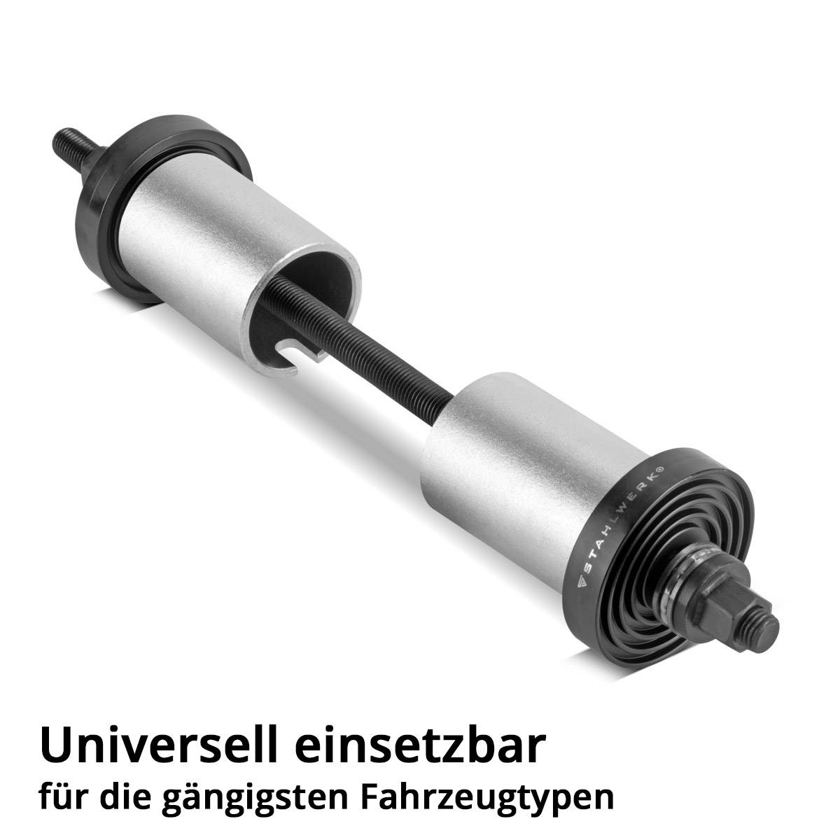 STAHLWERK Buchsenlager-Abzieher 27-teilig Silentlager-Werkzeug Radlager-Abzieher