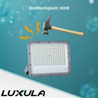 LUXULA LED-Fluter, EEK: E, 100W, 12000lm, 4000K, IP65, grau LUXULA LED-Fluter, EEK: E, 100W, 12000lm, 4000K, IP65, grau