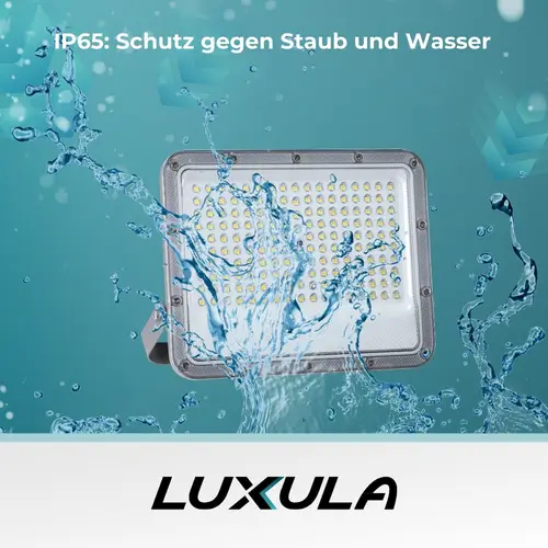 LUXULA LED-Fluter, EEK: E, 100W, 12000lm, 4000K, IP65, grau LUXULA LED-Fluter, EEK: E, 100W, 12000lm, 4000K, IP65, grau