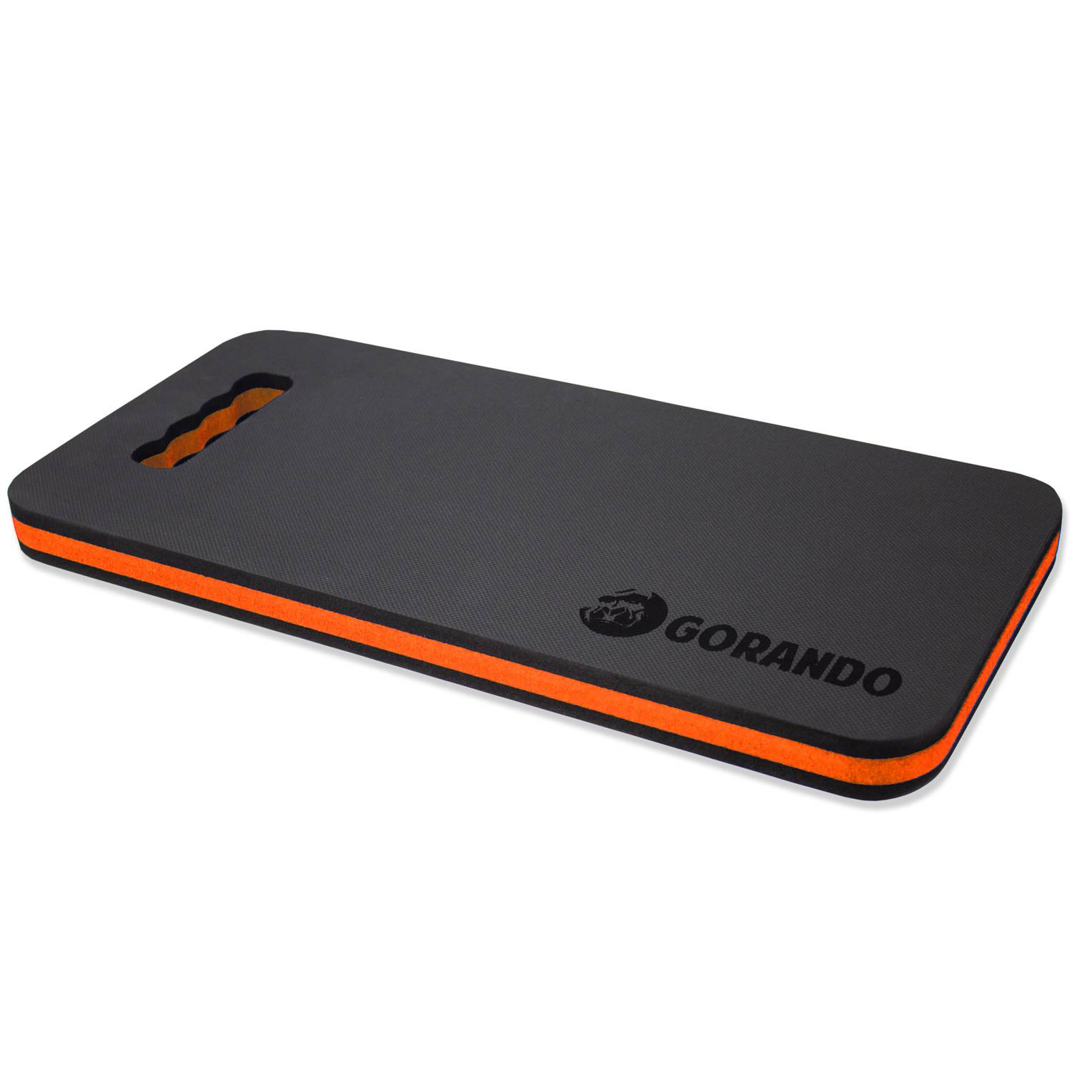 Premium Kniekissen für Garten Haus Werkstatt Sitzkissen Kniematte 44x22cm Orange