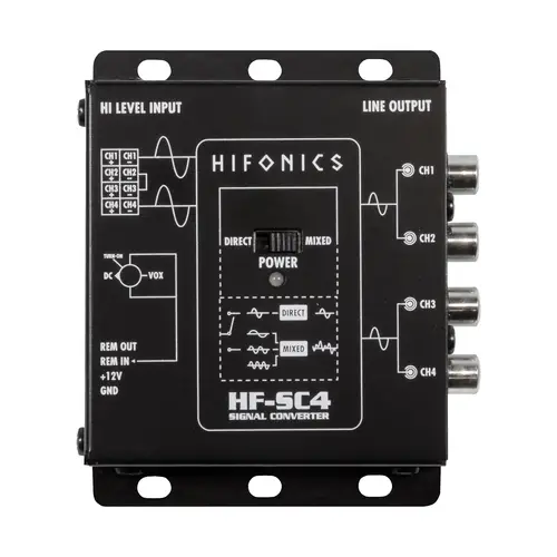 4CH High to Low Level Converter HF-SC4 (mit EPS) 4CH High to Low Level Converter HF-SC4 (mit EPS)