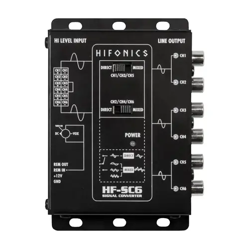 6CH High to Low Level Converter HF-SC6 (mit EPS) 6CH High to Low Level Converter HF-SC6 (mit EPS)
