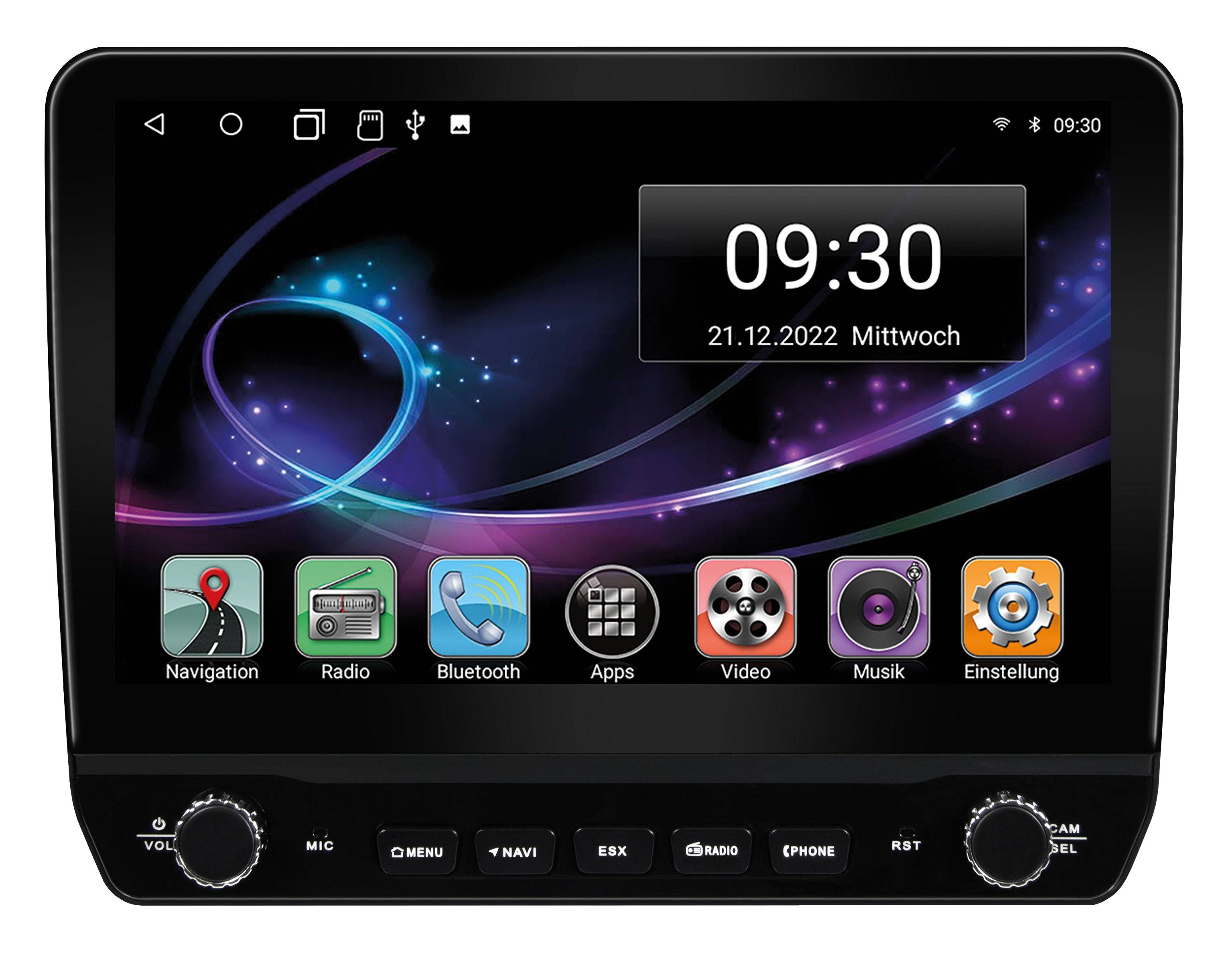 Multi Angel Naviceiver VN1061 10,1" mit DAB+, Bluetooth und 4G/LTE wahlweise mit iGO Camper Navigation