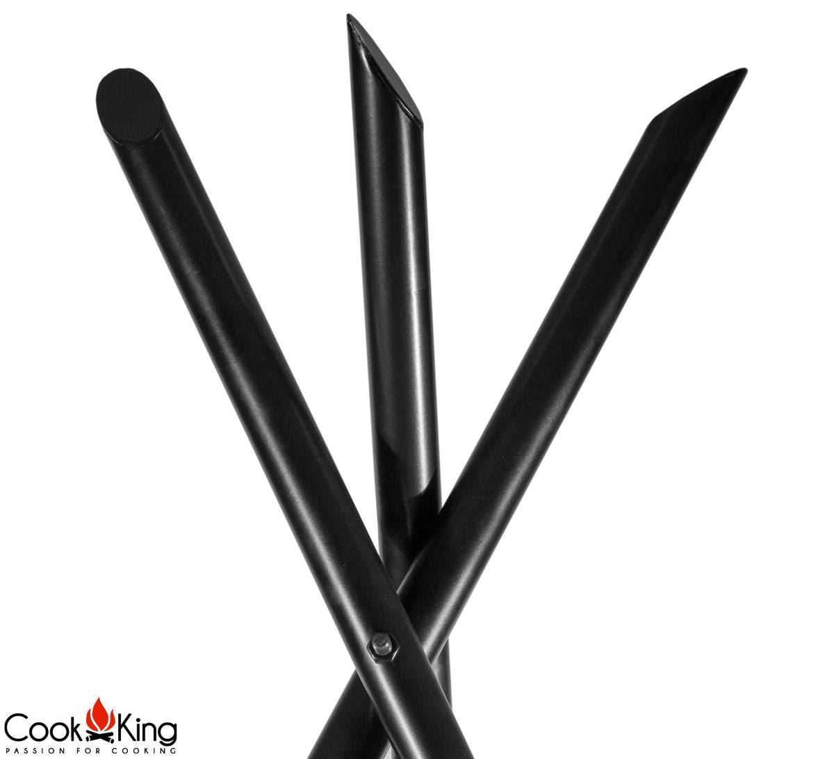 Premium Schwenkgrill „TIPI“ 210 cm - Grillrost aus Edelstahl 70 cm