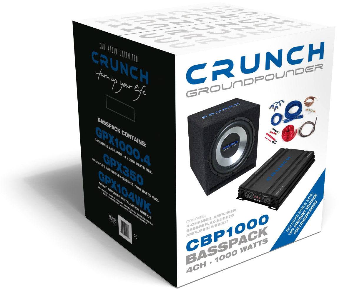 GROUNDPOUNDER Basspack 4CH CBP1000