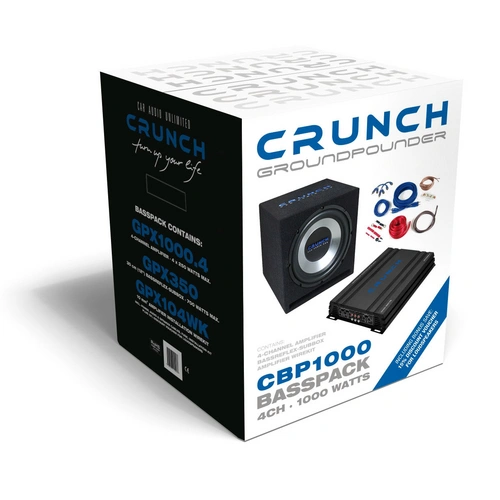 GROUNDPOUNDER Basspack 4CH CBP1000 GROUNDPOUNDER Basspack 4CH CBP1000