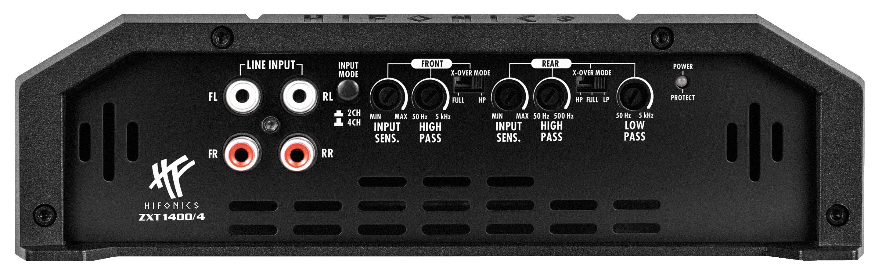 ZEUS EXTREME 4CH Class-D Amp ZXT1400/4 | 4-Kanal Ultra Class-D Verstärker | 1.400 Watt RMS