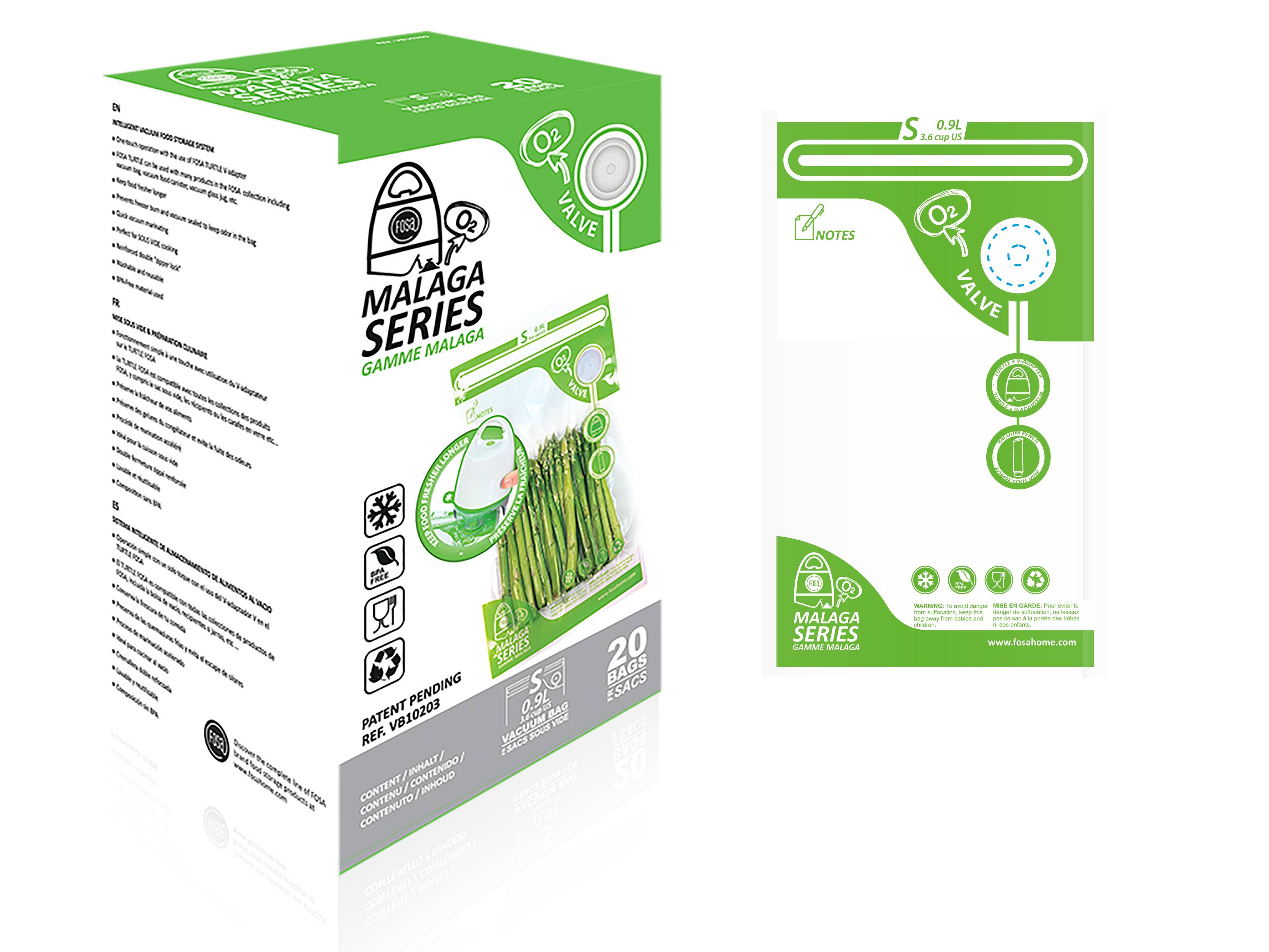 Malaga Vakuum-Beutel 20 Stck. S