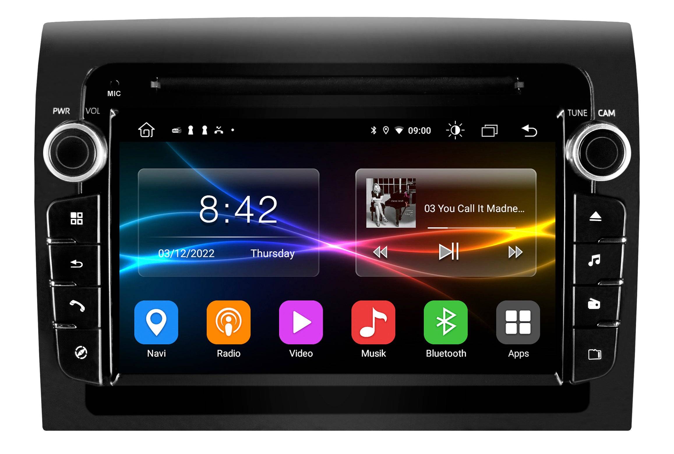 Android Naviceiver 7" mit DAB+, Bluetooth und 4G/LTE wahlweise mit iGO Camper Navigation