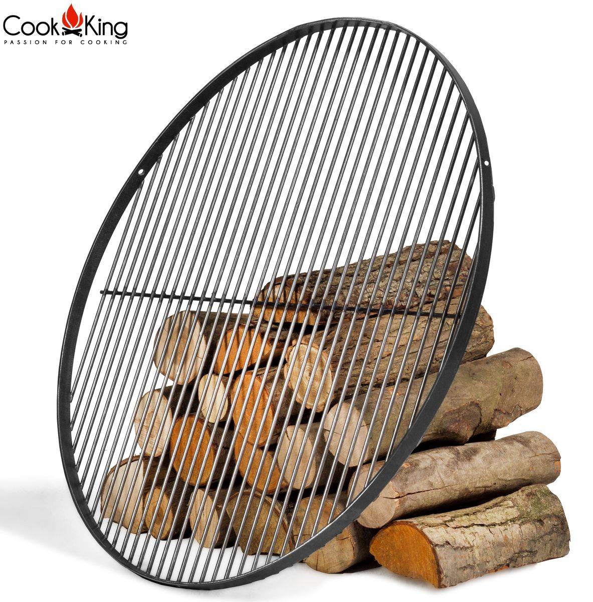 Grillrost aus Naturstahl 60 cm