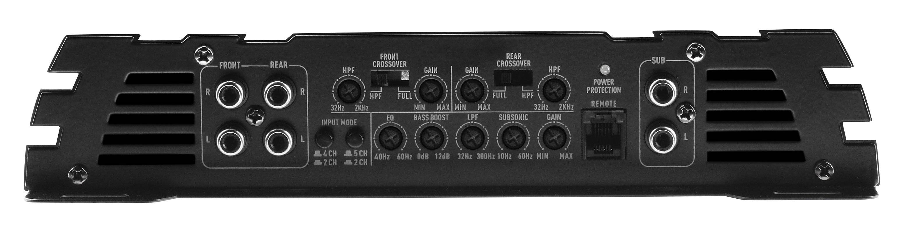 GPX 5CH Hybrid AMP GPX2000.5 | Hybrid 5-Kanal mit Class-D Subkanal | 500 Watt RMS