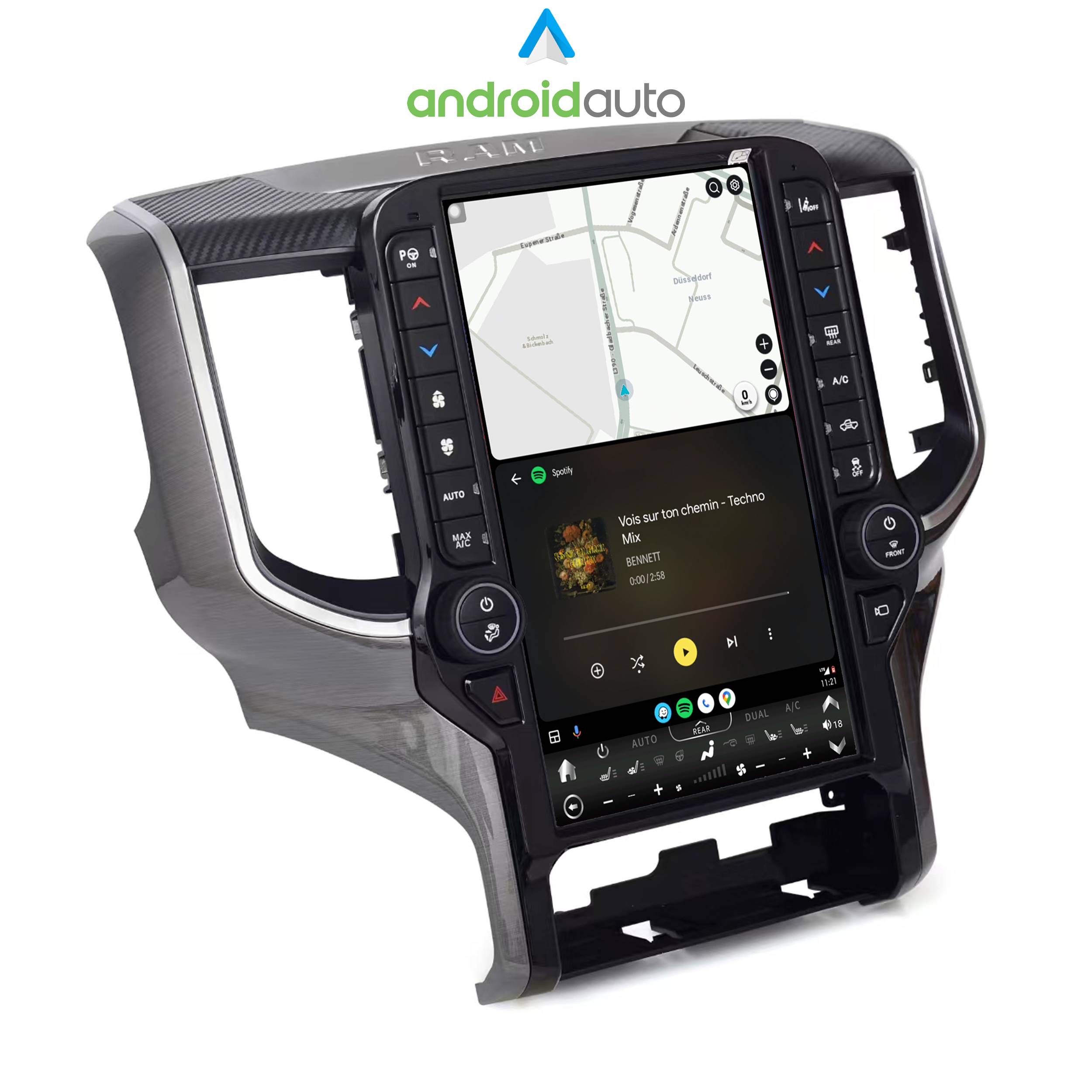 Für Dodge RAM 1500 2500 13" Touchscreen Android Autoradio GPS Navigation CarPlay