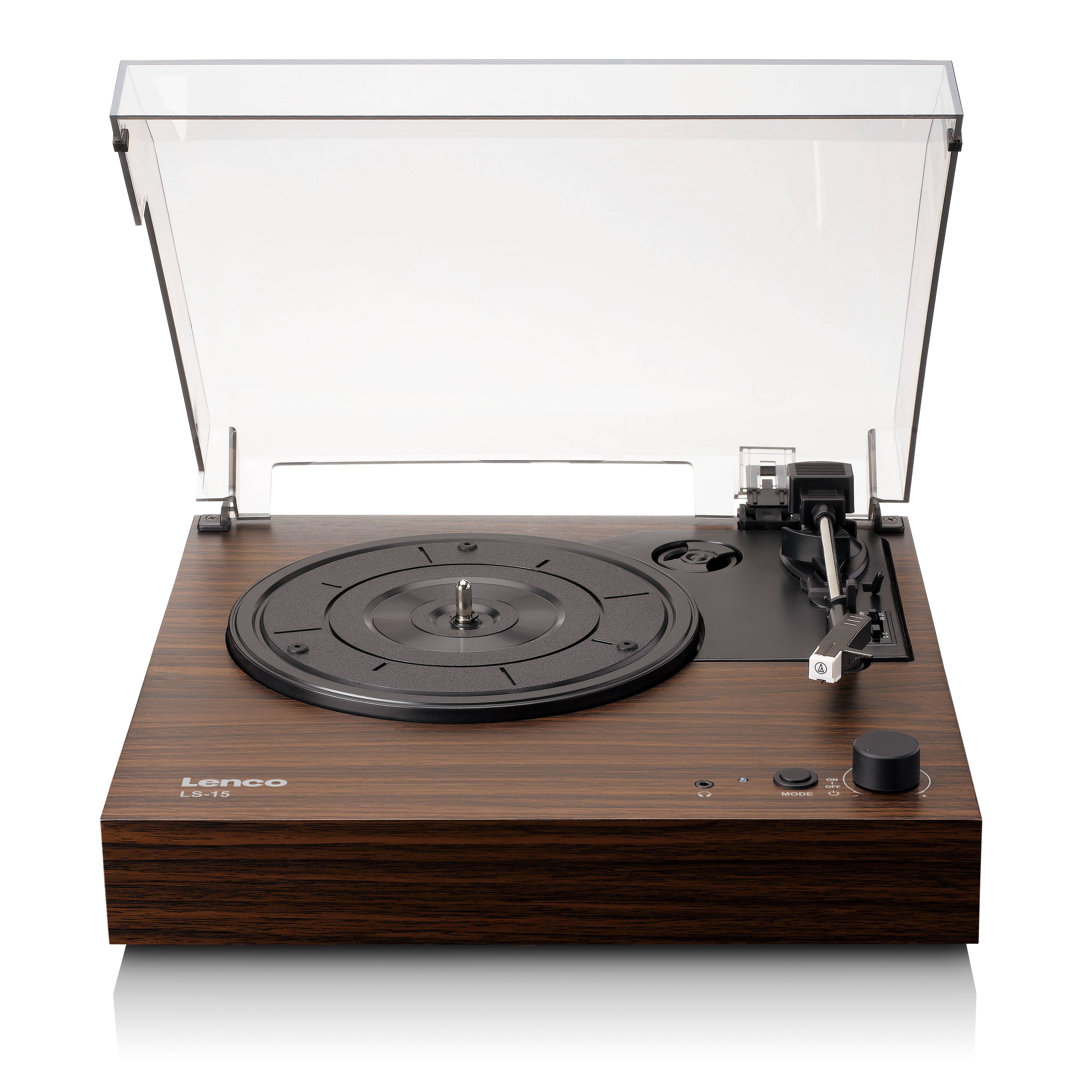Erstklassige Qualität für Vinyl-Liebhaber: Lenco LS-15 Plattenspieler Unser Lenco LS-15 bietet Ihnen eine exzellente Kombination aus Stil und Funkt
