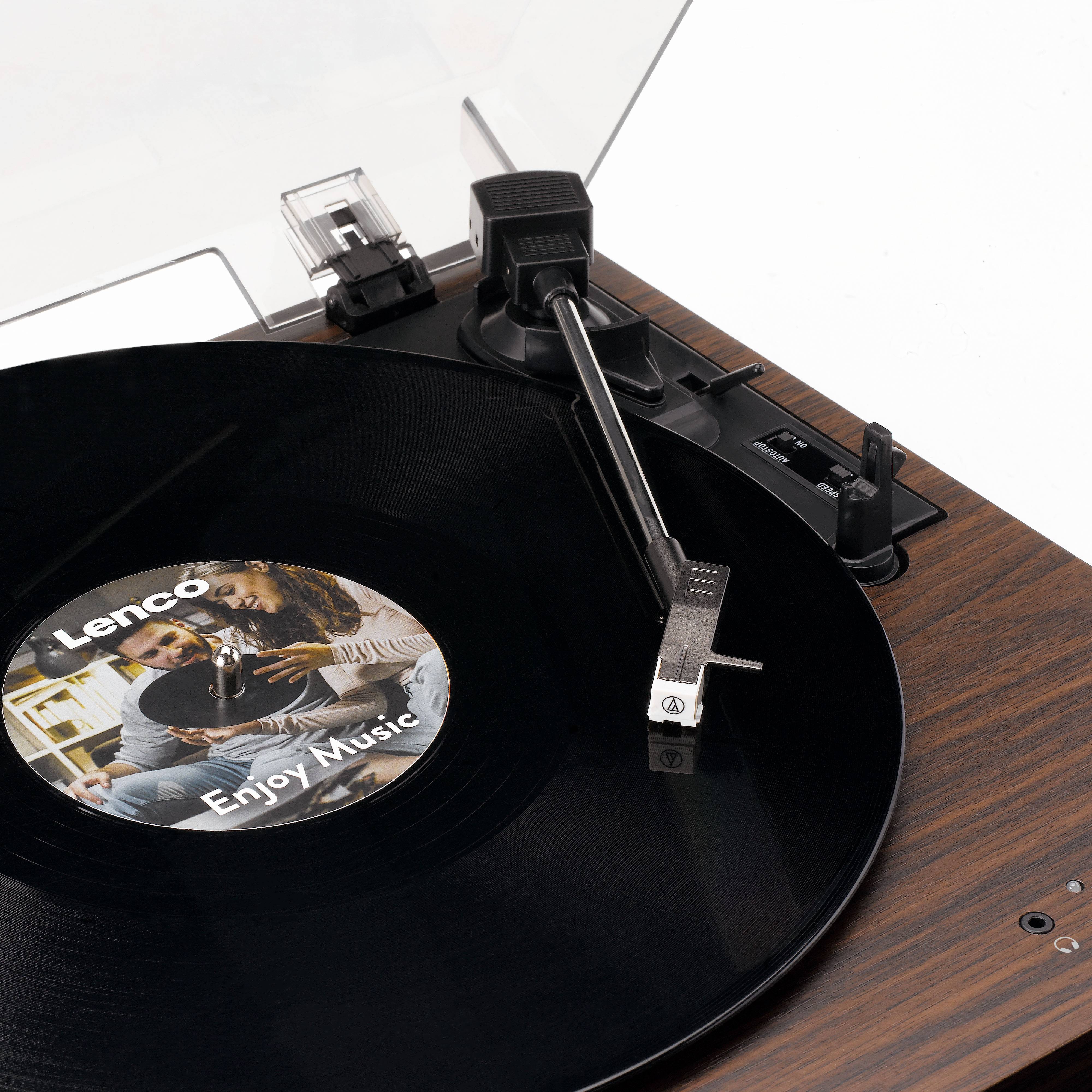 Erstklassige Qualität für Vinyl-Liebhaber: Lenco LS-15 Plattenspieler Unser Lenco LS-15 bietet Ihnen eine exzellente Kombination aus Stil und Funkt