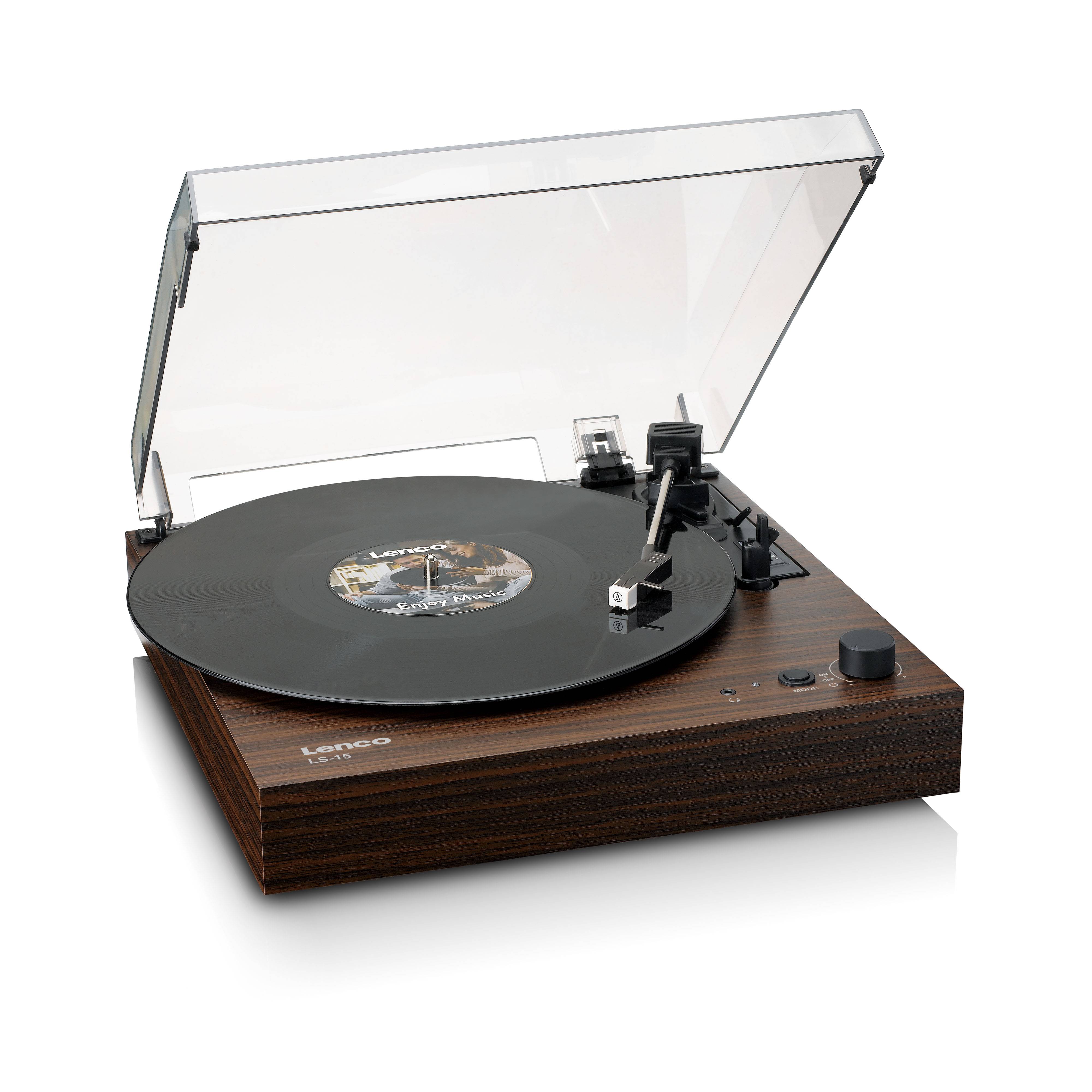 Erstklassige Qualität für Vinyl-Liebhaber: Lenco LS-15 Plattenspieler Unser Lenco LS-15 bietet Ihnen eine exzellente Kombination aus Stil und Funkt