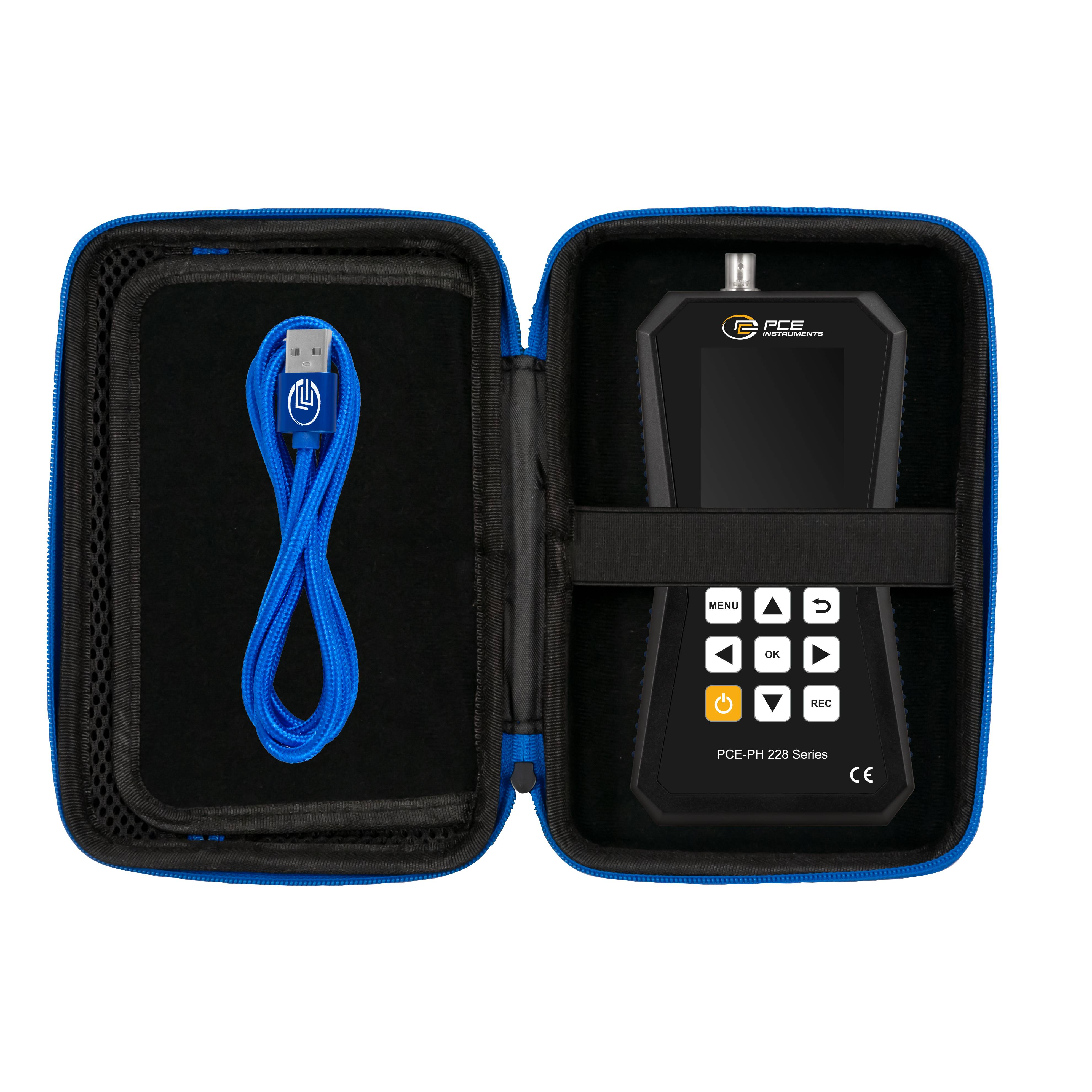 PCE Instruments Hochpräzises pH-Messgerät PCE-PH 228HHD |hohe Genauigkeit ±0,002 pH +2 Digits |GLP Konform |Redox