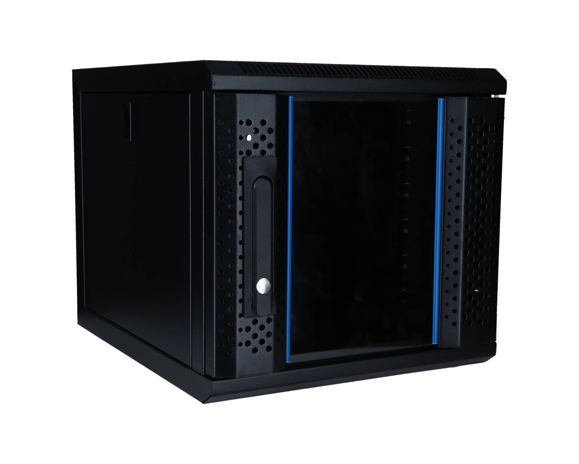 DSIT Danicom - 6 HE, 10" Serverschrank, mit Glastür, (BxTxH) 370X450X370mm