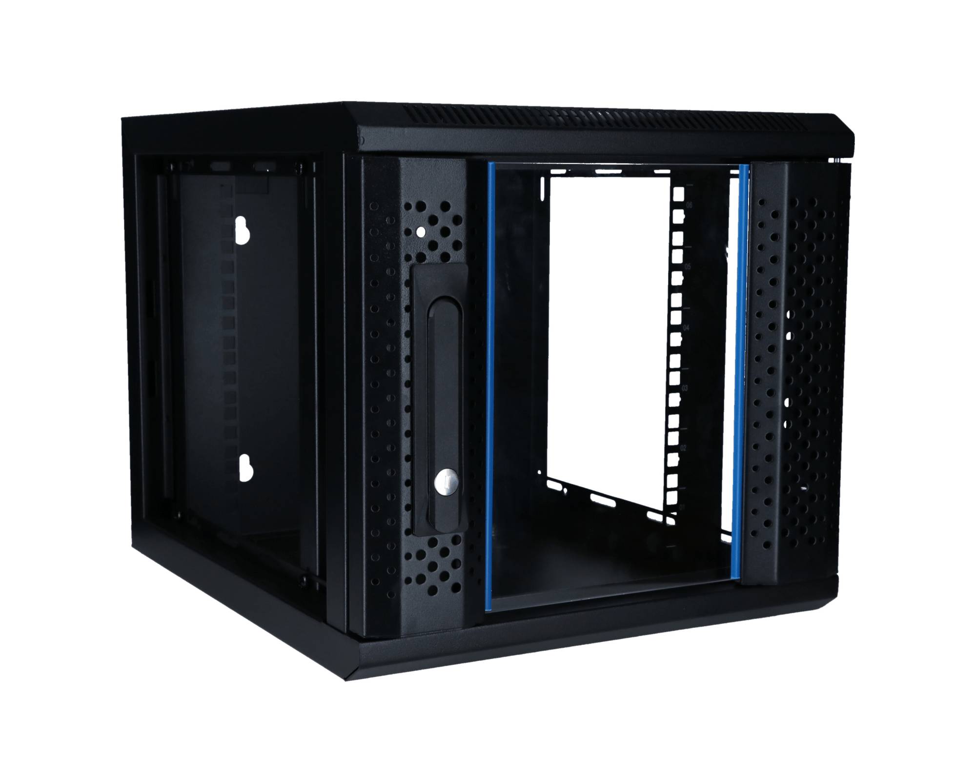 DSIT Danicom - 6 HE, 10" Serverschrank, mit Glastür, (BxTxH) 370X450X370mm