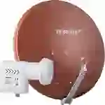DUR-line 24 Teilnehmer Unicable-Set - Satelliten-Komplettanlage - Select 75cm/80cm Spiegel/Schüssel Rot + Unicable LNB 24 Teilnehmer - DVB-S2 HDTV DUR-line 24 Teilnehmer Unicable-Set - Satelliten-Komplettanlage - Select 75cm/80cm Spiegel/Schüssel Rot + Unicable LNB 24 Teilnehmer - DVB-S2 HDTV